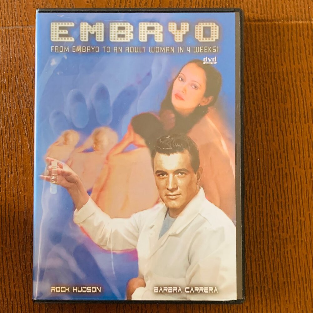 Embryo DVD Rock Hudson Barbra Carrera, Dianne Ladd, Roddy McDowell PG 1976